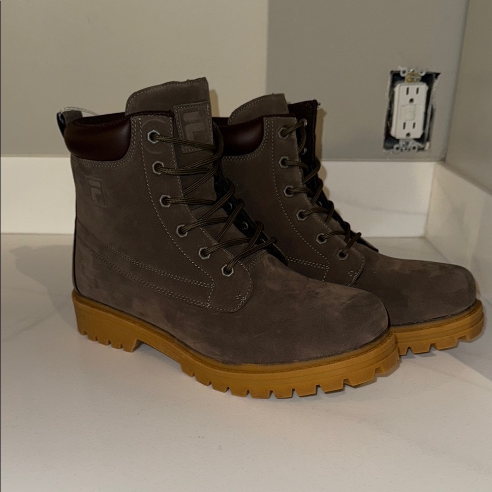 FILA Men’s Brown Lace up Boots